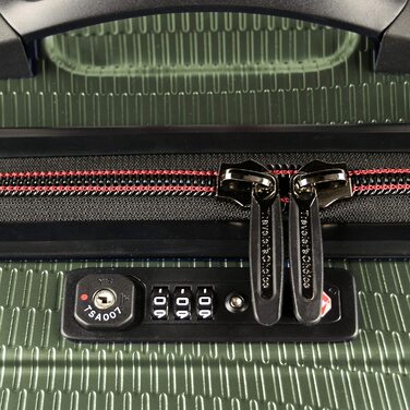 Валіза на колесах Traveler's Choice Maxporter II 30'' з полікарбонату, жорсткий корпус, темно-зелена