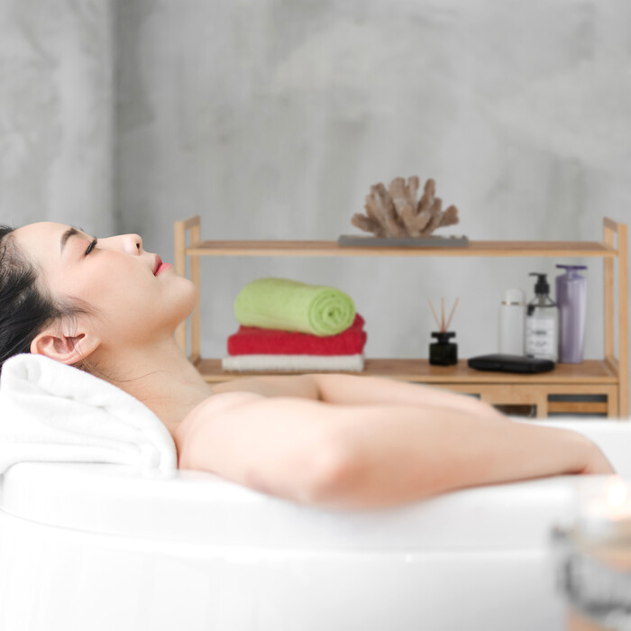 Кошик для білизни Relaxdays з 2 полицями