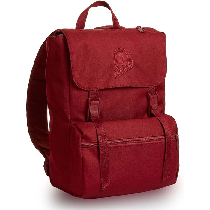 Рюкзак Invicta JOLLY SOLID S, універсальний міський, червоний, для офісу, навчання, спорту, італійський дизайн