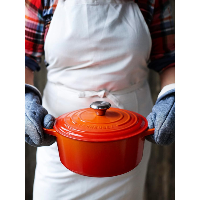 Жаровня Le Creuset Signature з чавуну з кришкою, Ø 30 см, об'єм 8.1 л, для всіх типів плит, включаючи індукційну, кольорова: Огнений Рубін