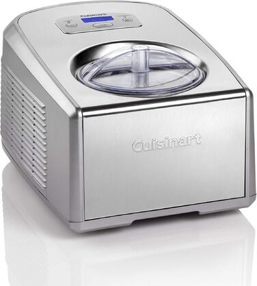 Морожениця Cuisinart ICE100BCU професійна, 1.5л, срібляста - для морозива, йогурту та сорбету
