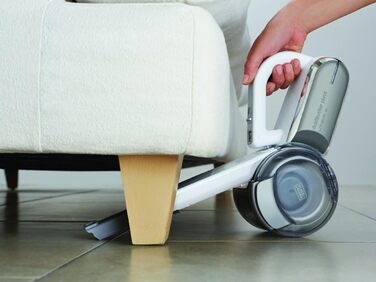 Акумуляторний ручний пилосос BLACK+DECKER Dustbuster Pivot PV1820L 18В, бездротовий, з настінною зарядною станцією, щілинною насадкою та щіткою для меблів