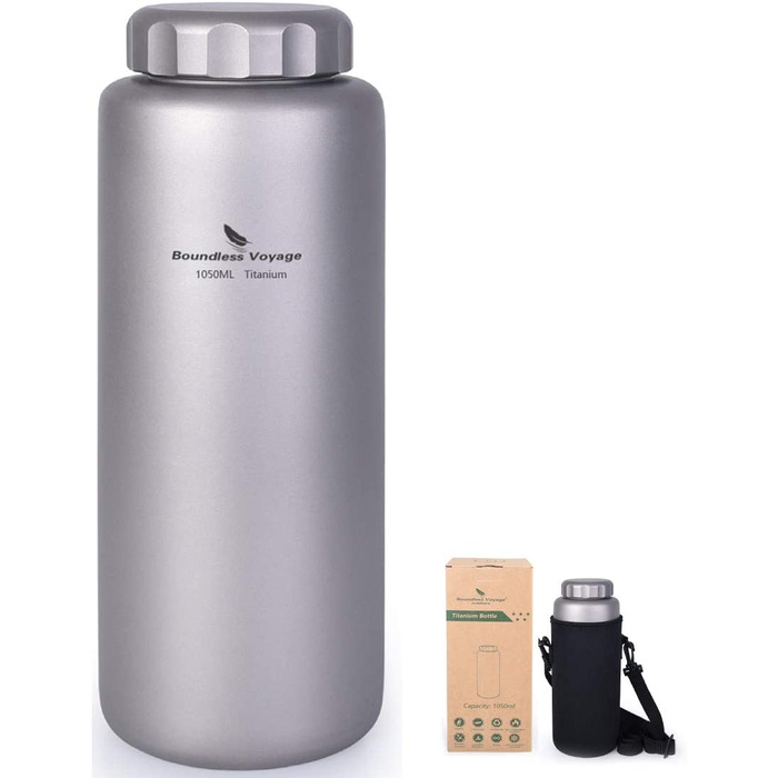 Фляга iBasingo Titan Flasche 1050ml – Outdoor, кемпінг, туризм, широкий отвір