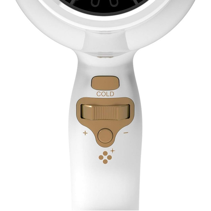 Професійний фен Solis Swiss Luxury 3800, білий, іонний, 11 швидкостей, 3 температури, швейцарська якість