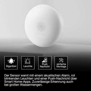 Розумний датчик чадного газу LEDVANCE SMART+ з WiFi, сертифікований EN 50291, білий, пластик