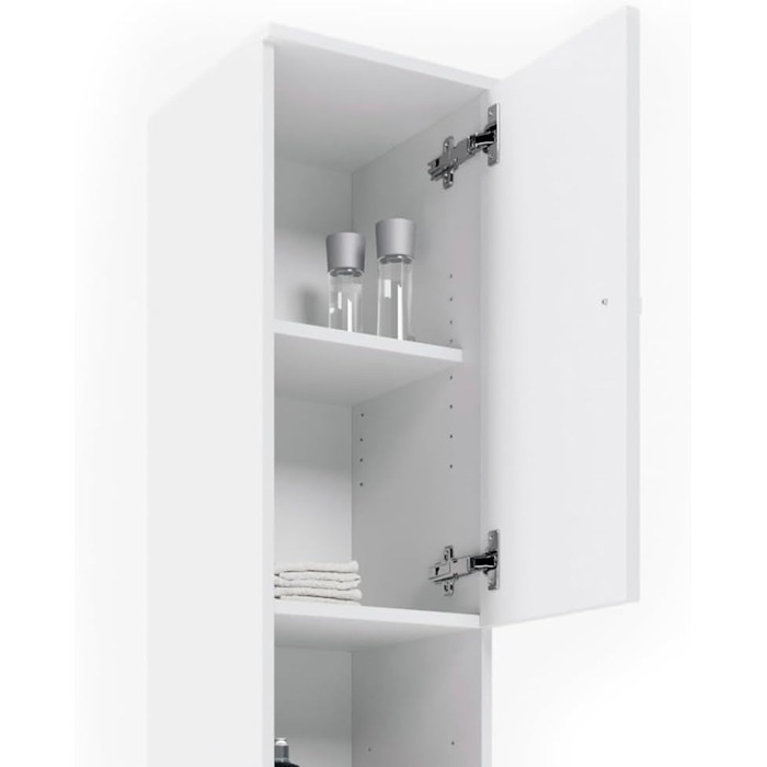 Шафа для ванної Vicco Fynn, біла, 30x190 см, вертикальна