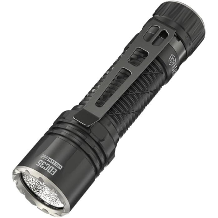 Ліхтарик Nitecore EDC35, надяскравий, 5000 люмен, потужний EDC ліхтар, акумулятор 21700 Li-Ion, зарядка USB-C, чорний