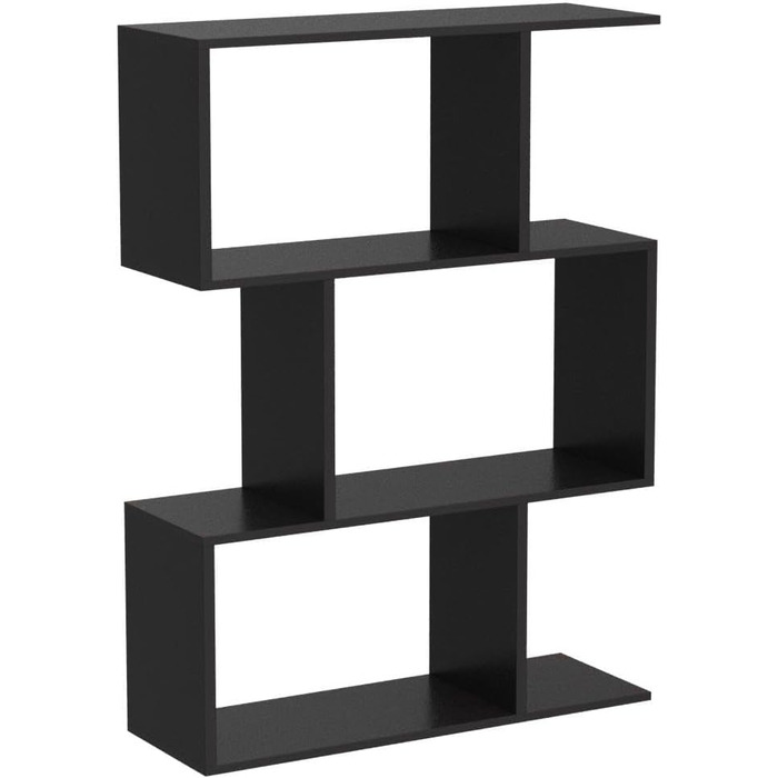 Сучасний двосторонній книжковий стелаж Etnicart Wenge 70x23.5x96 см, дерев'яний, для офісу, дому, дитячої кімнати