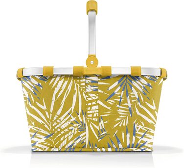 Reisenthel Carrybag Jungle Curry – міцний кошик для покупок з великим об’ємом, водостійкий, з внутрішньою кишенею, елегантний дизайн