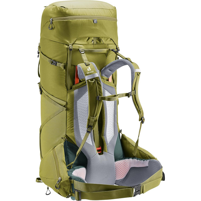 Туристичний рюкзак Deuter Aircontact Core 70+10 л, зелений (2024), для трекінгу