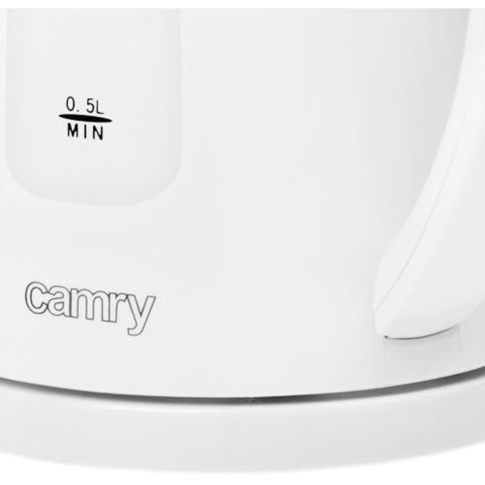 Електричний чайник CAMRY CR 1255, пластик, білий
