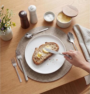 Набір столових приборів Russell Hobbs Vienna 24 предмети, нержавіюча сталь, на 6 осіб: ножі, виделки, чайні та столові ложки, дзеркальне полірування, можна мити в посудомийній машині