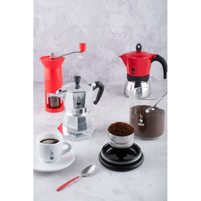 Кавомолка, червона Macina Caffè Bialetti