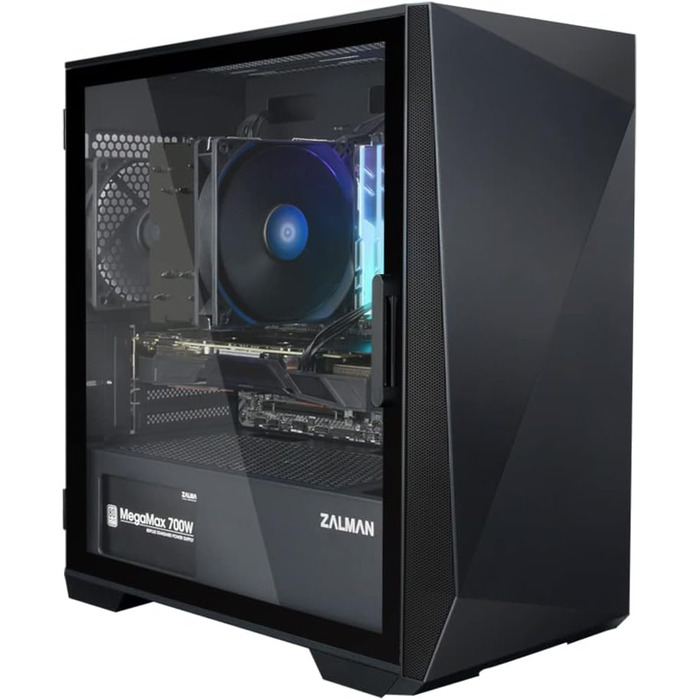 Корпус для ПК Zalman Z1 Iceberg чорний, Mini Tower, Micro-ATX