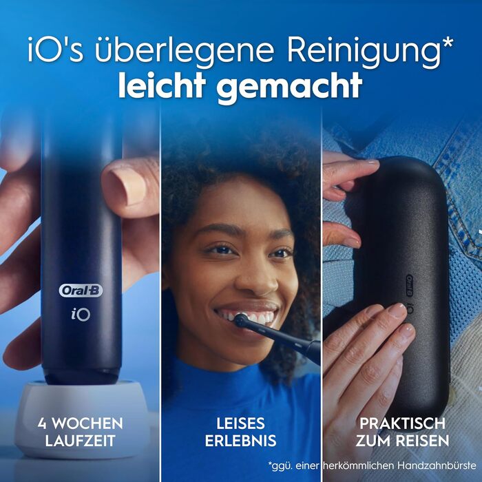 Електрична зубна щітка Oral-B iO Series 2, набір з 2 шт, Night Black та Forest Green