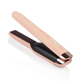 Бездротовий стайлер для волосся ghd Unplugged Pink Peach з гібридною Co-Lithium технологією