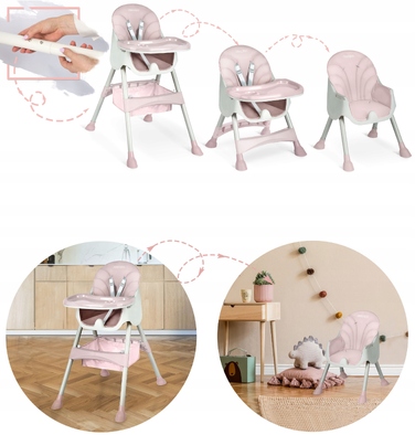 Стілець для годування RicoKids, 92 x 62 x 77 см
