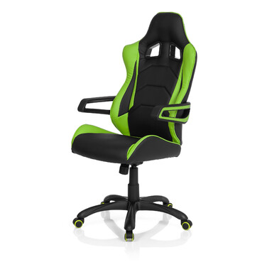 Ігрове крісло / Офісне крісло GAME PRO I Leatherette Black/Green HJH OFFICE