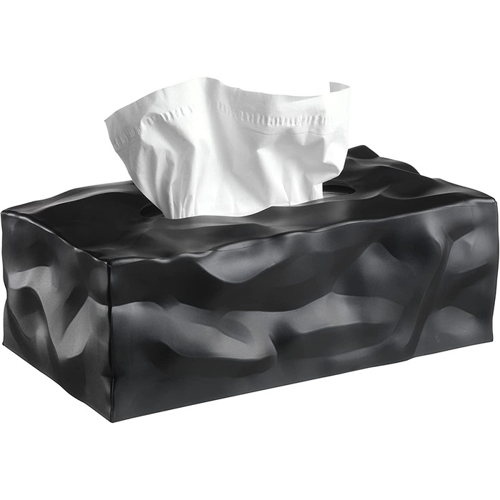 Essey Design Wipy Cube II – диспенсер для косметичних серветок, прямокутний, чорний
