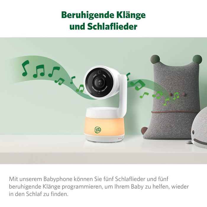 Радіоняня LeapFrog LF2423 з камерою, відеодисплеєм 2.8