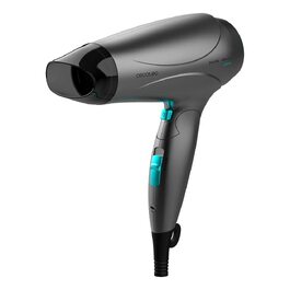Фен для волосся Cecotec IoniCare Power&Go Black, 2400 Вт, з концентратором, сірий