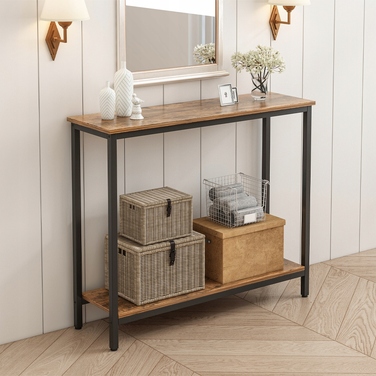 Стелаж MuvuHome 100 x 80 x 30 см, дуб рустикальний
