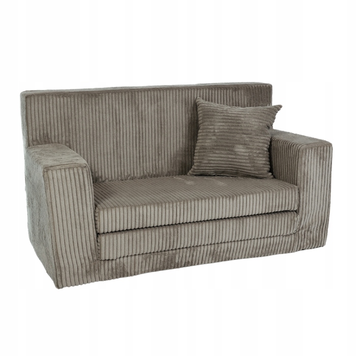 Диван Fortisline Rosalia 83 x 112 см, вельвет, коричневий