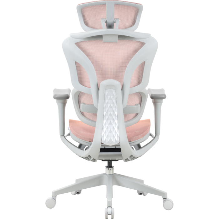 Крісло офісне OfficePro Elite OC950GLP Gray/Light Pink