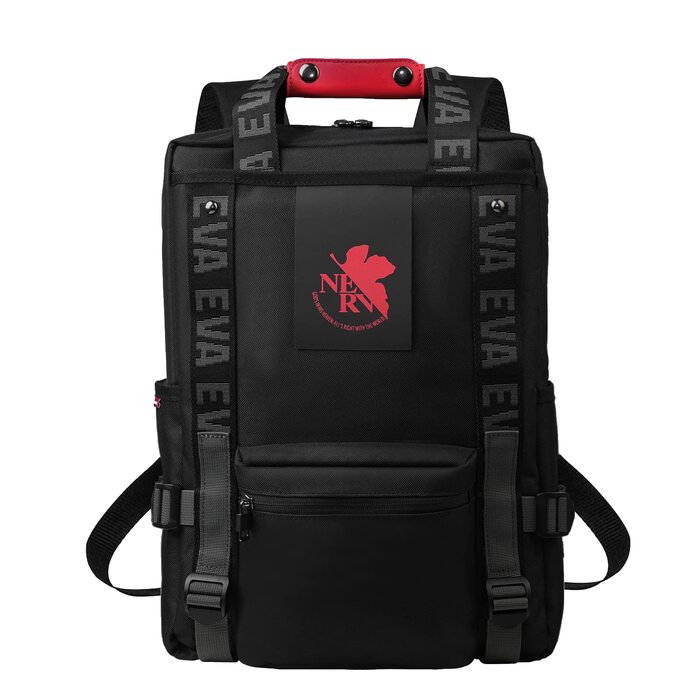 Рюкзак FIREFIRST x RADIO EVA Evangelion з символічним тегом, чорний (28x41x14 см)
