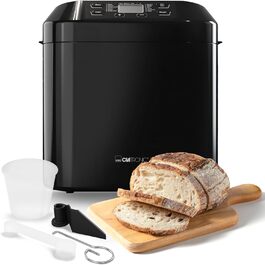 Хлібопіч Clatronic BBA 3774 з таймером, 12 програм, автоматичне приготування, підтримка тепла, дисплей, для домашнього хліба
