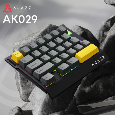 Дротова магнітна клавіатура Ajazz AK029 Ice lsland Magnetic Switch (AK029-I-BY)