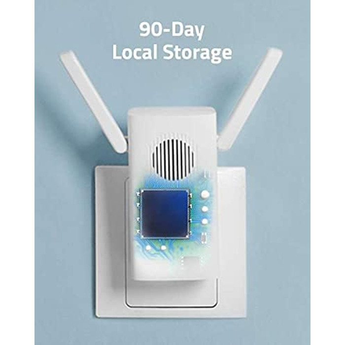 Відеодомофон eufy Security 2K HD, бездротова відеокамера з дзвінком, акумуляторна, з AI-розпізнаванням людей, двосторонній аудіозв'язок, легкий монтаж