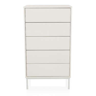 Буфет / комод BJORDAL 55x40x100 см 5 шухляд білий hjh LIVING