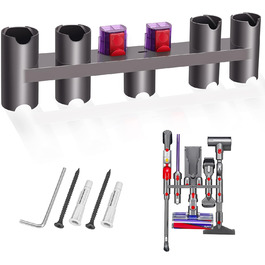 Кріплення для пилососа Dyson BellaGesundheit, настінна док-станція для моделей V7, V8, V10, V11, V15, V7 Slim, V8 Slim, V12 Slim, V11 Outsize, Digital Slim, Outsize, універсальна підставка-утримувач аксесуарів