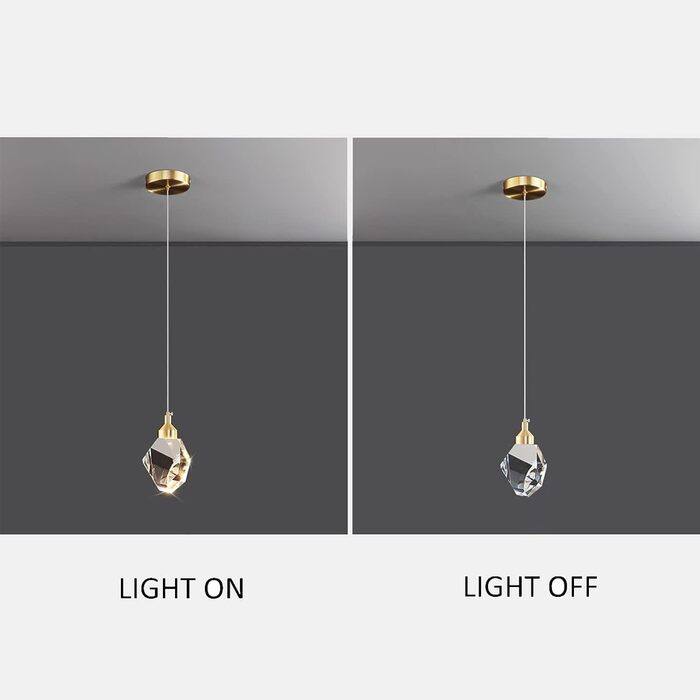 Сучасна кришталева підвісна люстра Sxtiger, 3 кольори LED, регульована по висоті, золота, для кухні, спальні, їдальні