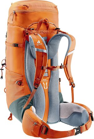 Туристичний рюкзак Deuter Aircontact Lite 50+10 л, chestnut-teal, легкий, для трекінгу