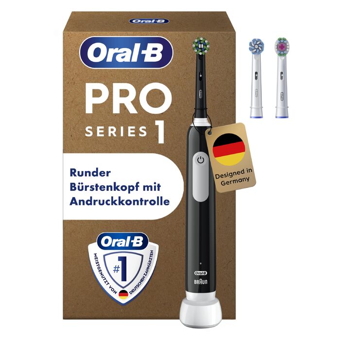 Електрична зубна щітка Oral-B Pro Series 1, чорна