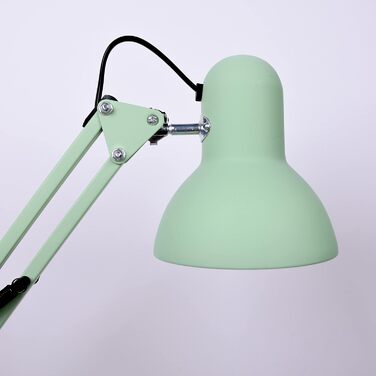 Настільна лампа Bel Air Home Antigona Flexo LED, ретро-вінтаж, E27, USB, металева, жовта, матова, енергозберігаюча, для офісу, спальні, читання (без лампочки)