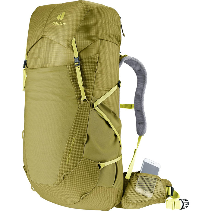 Жіночий трекінговий рюкзак Deuter Aircontact Ultra 45+5 л, ультралегкий, Linden-sprout