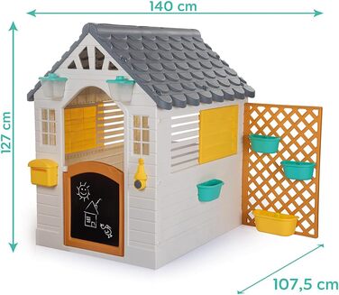 Дитячий ігровий будиночок DOLU Garten - для вулиці, пластиковий, міцний