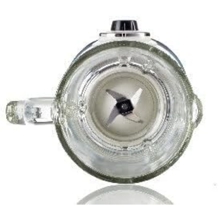 Блендер Ariete Vintage 583, скляний, ретро, 1000 Вт, 1,5 л, 4 швидкості, подрібнювач льоду, зелений