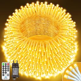 Світлодіодна гірлянда 30м 1000 LED, теплий білий колір, дротова