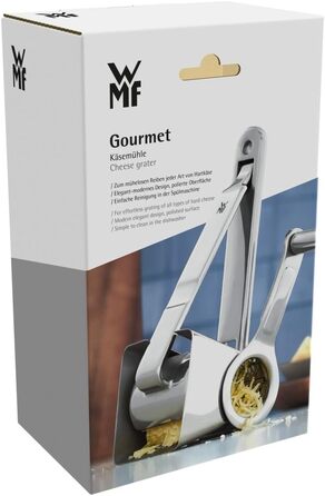 Терка для пармезану WMF Gourmet з ручкою 18 см, нержавіюча сталь, для миття в посудомийній машині