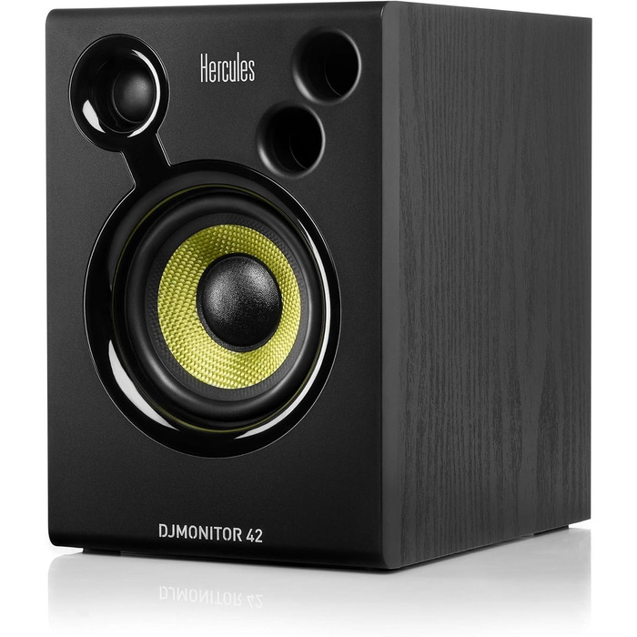 Hercules DJMonitor 42 – Активні DJ колонки 80W з 4” низькочастотним динаміком, чіткий звук, Bass Reflex, для ді-джеїв та меломанів