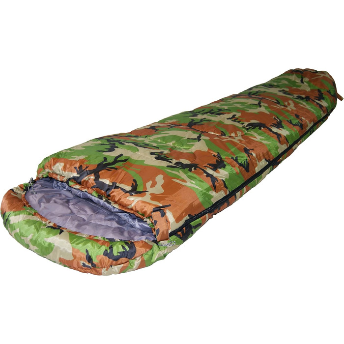 Спальний мішок-муми XXL BW Flecktarn для кемпінгу, до -18°C, Explorer