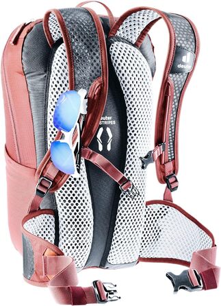 Велосипедний рюкзак deuter Race X 12 л, червоно-помаранчевий