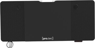 Електричний стіл pro.tec Stryn 140x60 см, регульований по висоті, чорний, з пам'яттю положень, робочий стіл для офісу 72-117 см