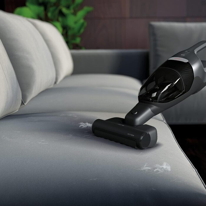 AEG AZE138 PetPro+ турбощітка для прибирання шерсті тварин, для диванів, меблів і авто, глибоке очищення, підходить для пилососів QX6, QX7, QX8-2, QX9, чорна