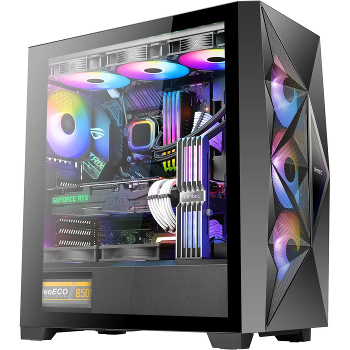 Корпус для ПК Antec DF800 Flux ATX, 2xUSB2.0, 1xUSB3.0, без блока живлення