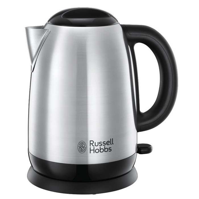Тостер Russell Hobbs Adventure нержавіюча сталь на 2 тости, з підставкою для булочок, 6 режимів, розморожування, підігрів, Lift & Look, 850 Вт 24080-56 + Чайник електричний 1,7 л